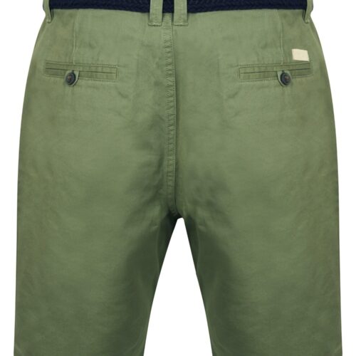 Slim-fit chino cotton bermuda shorts