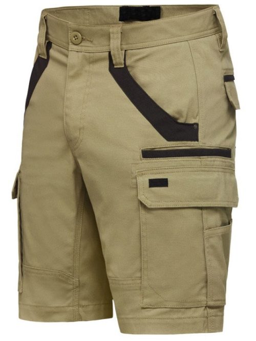 Mens Kinggee Tradie Utility Short Shorts Navy Khaki Work Wear Trade Pockets New
