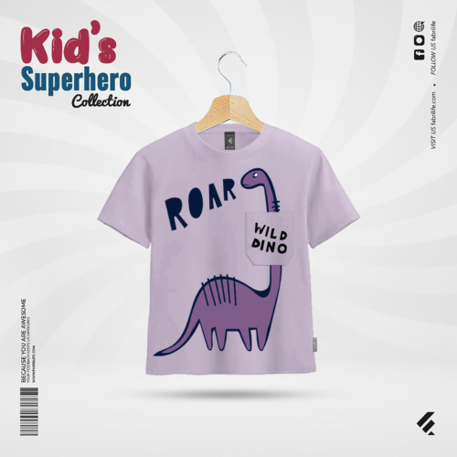 Summer 2-10T Striped Print Short Sleeve T-Shirt For Kids